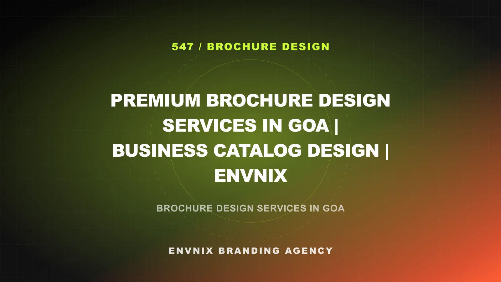 Brochure Design feature image