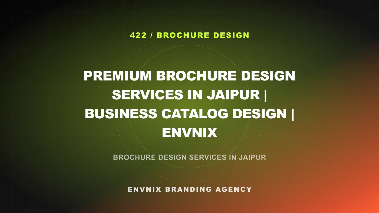 Brochure Design feature image