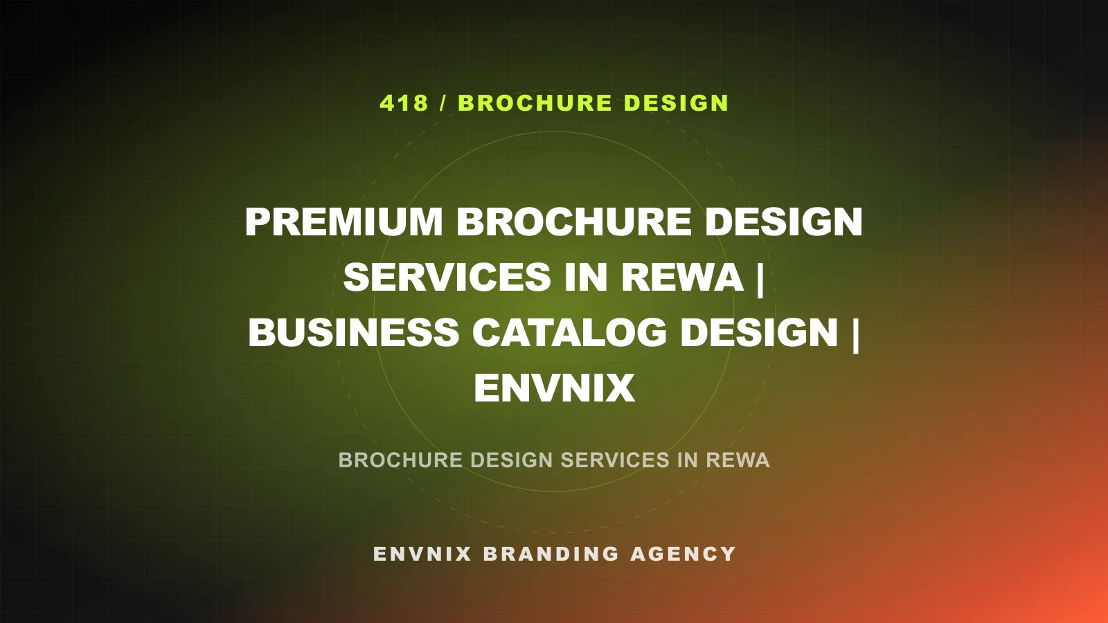 Brochure Design feature image