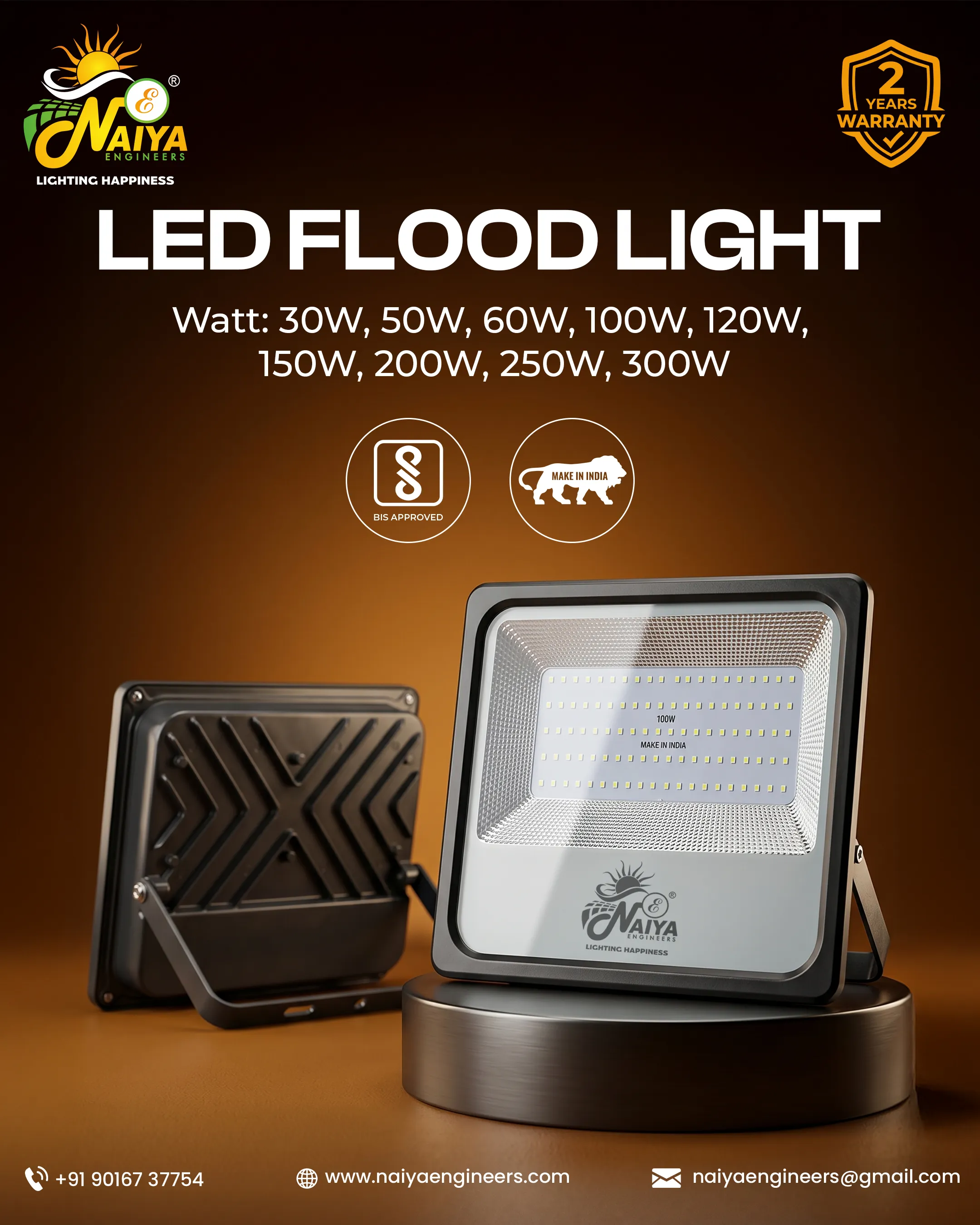 Naiya Light led flood light details