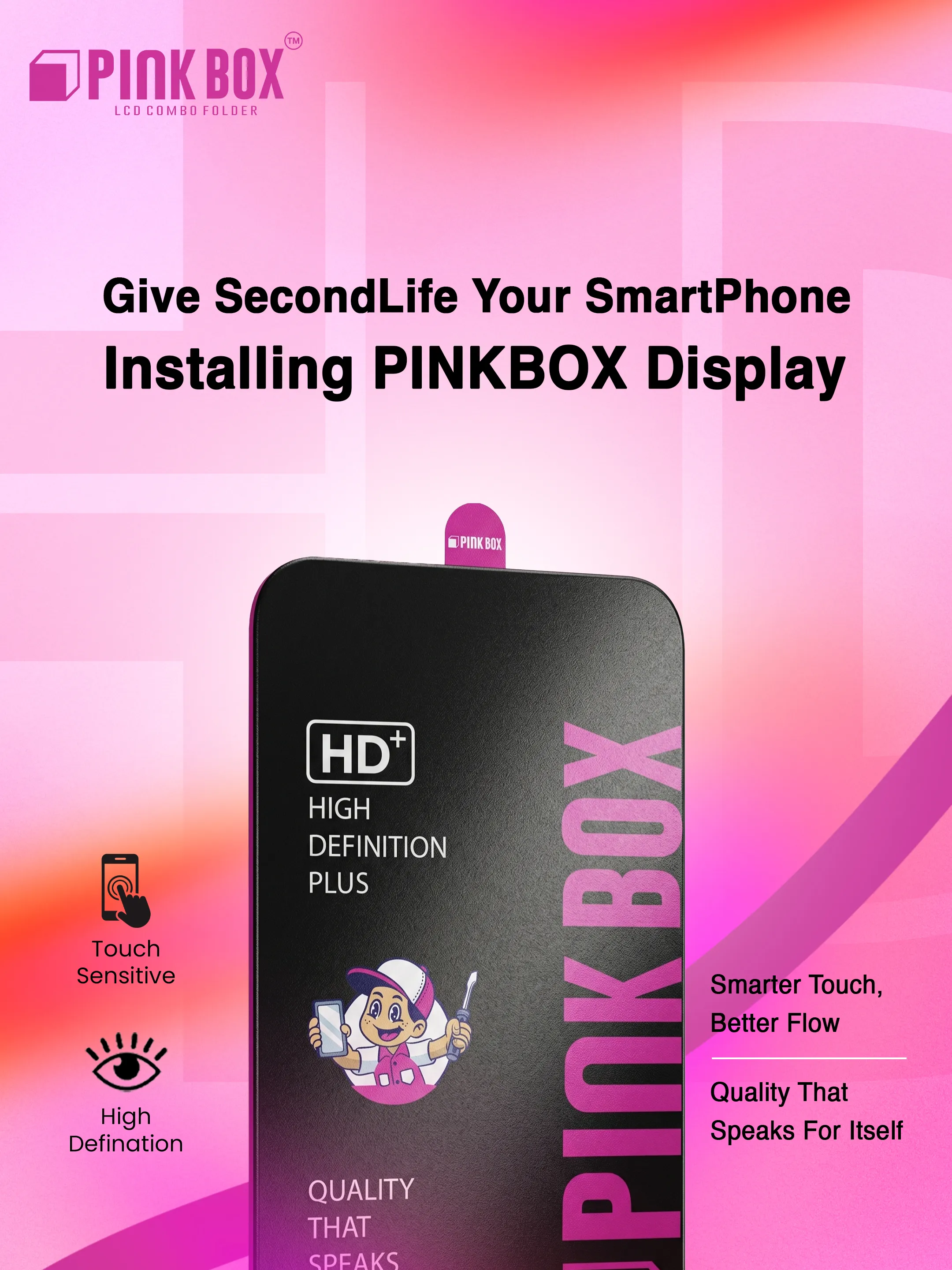 Pinkbox screen display campaign post