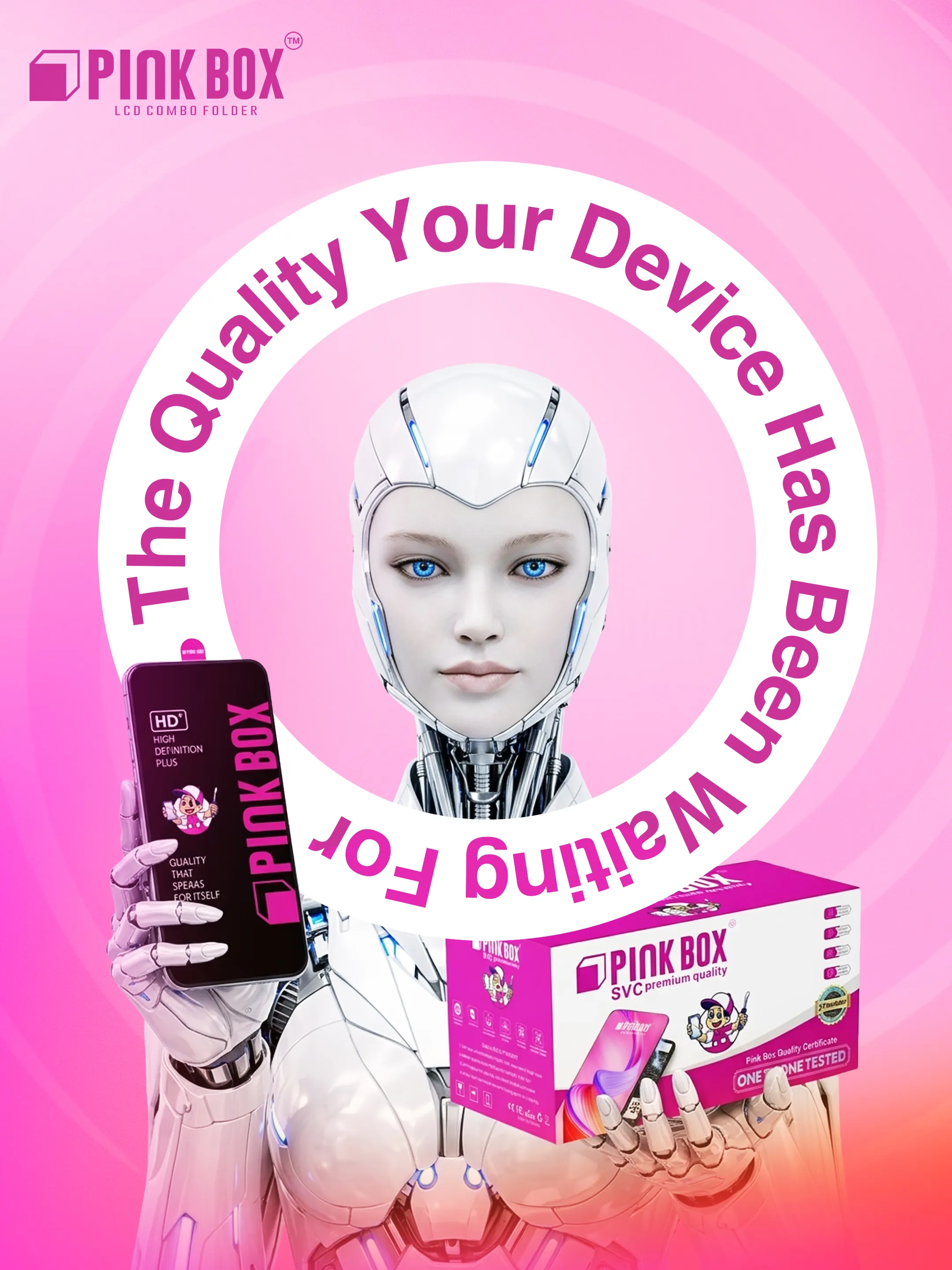 Pinkbox phone screen accessories post